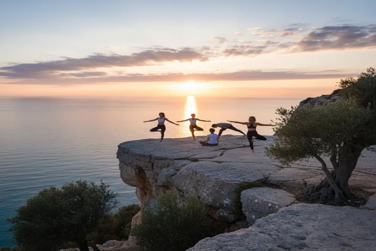 Cliffside Sunrise Yoga